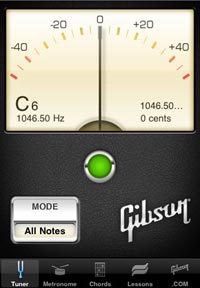 Gibson App Tuner Gibson App Chromatic Tuner